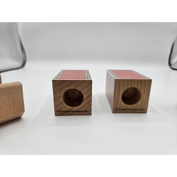 Thomas the‎ Tank Engine Train Wooden Railway Elevated Track Support (2) - Picture 4 of 5